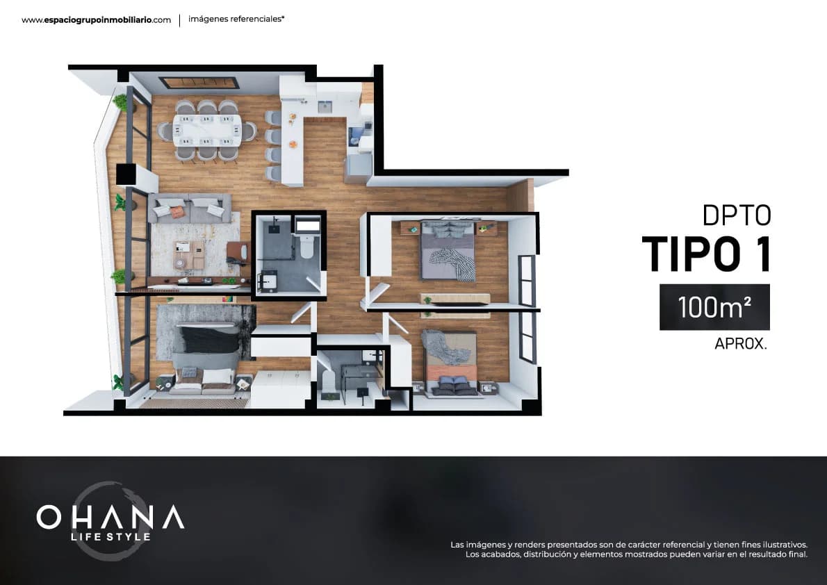 Departamento Tipo 1 - Familiar